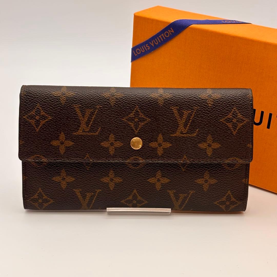 【鑑定済み】ルイヴィトン✨モノグラム✨ポルトフォイユ インターナショナル 長財布