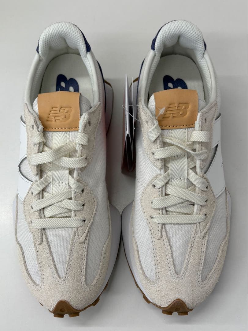 NB ニューバランス327 ホワイト×ネイビー　23.5㎝