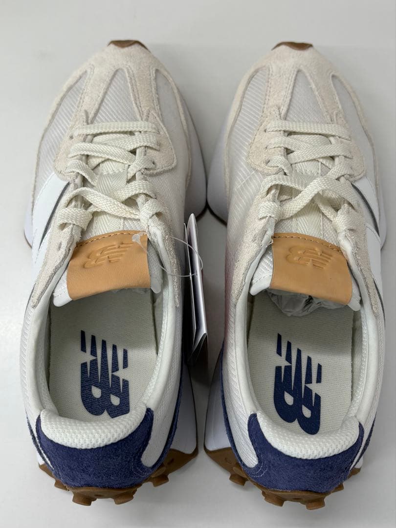 NB ニューバランス327 ホワイト×ネイビー　23.5㎝