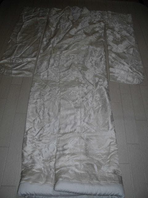 54 花嫁着物 婚礼衣装 白無垢 白打掛 鶴柄