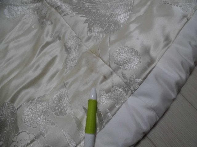 54 花嫁着物 婚礼衣装 白無垢 白打掛 鶴柄