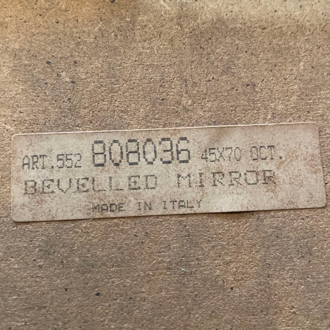 最終値下げ イタリア製BEVELLED.MIRRUR・壁掛けミラー
