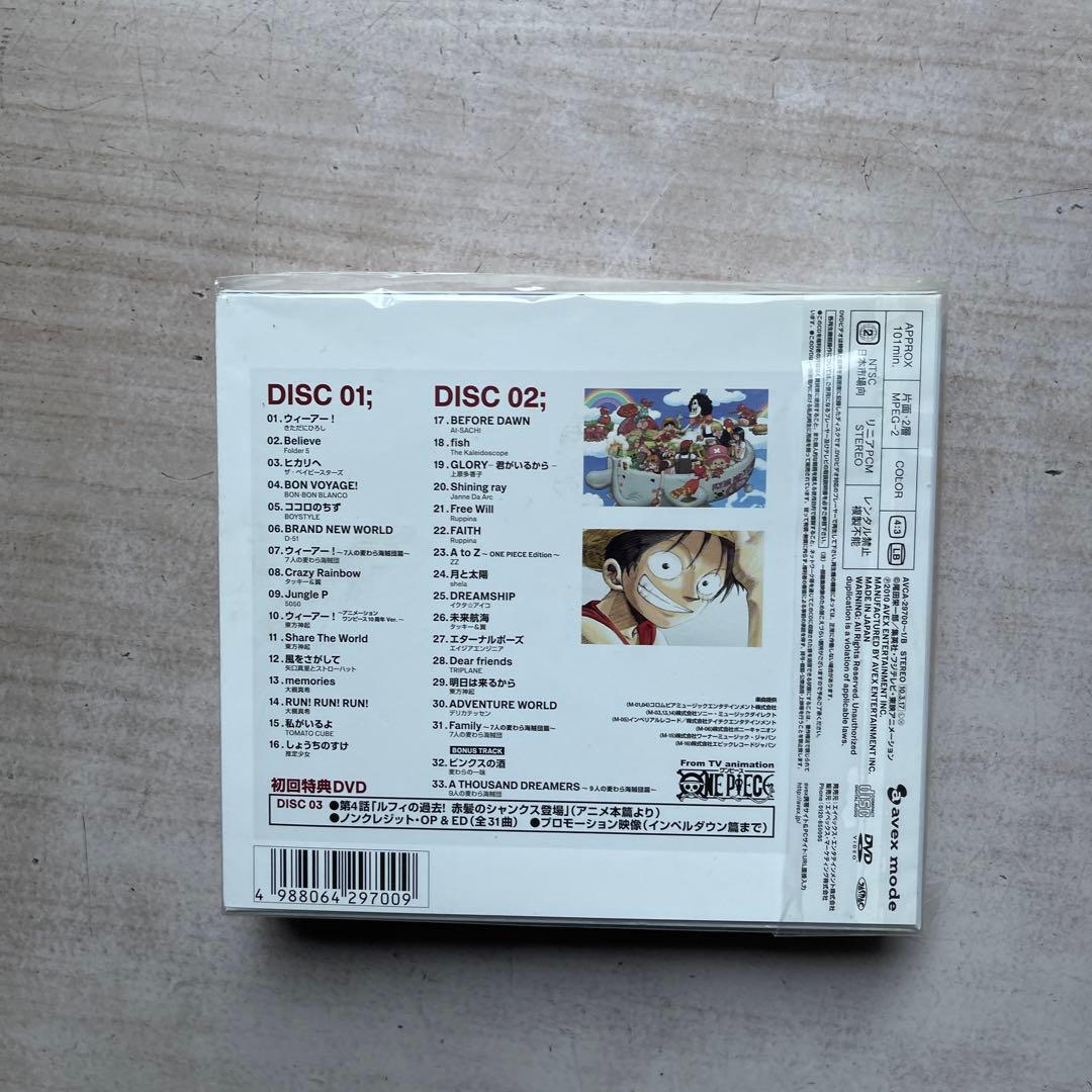 ONE PIECE Log&TV特編&劇場版3作品&BEST CD(全未開封品)