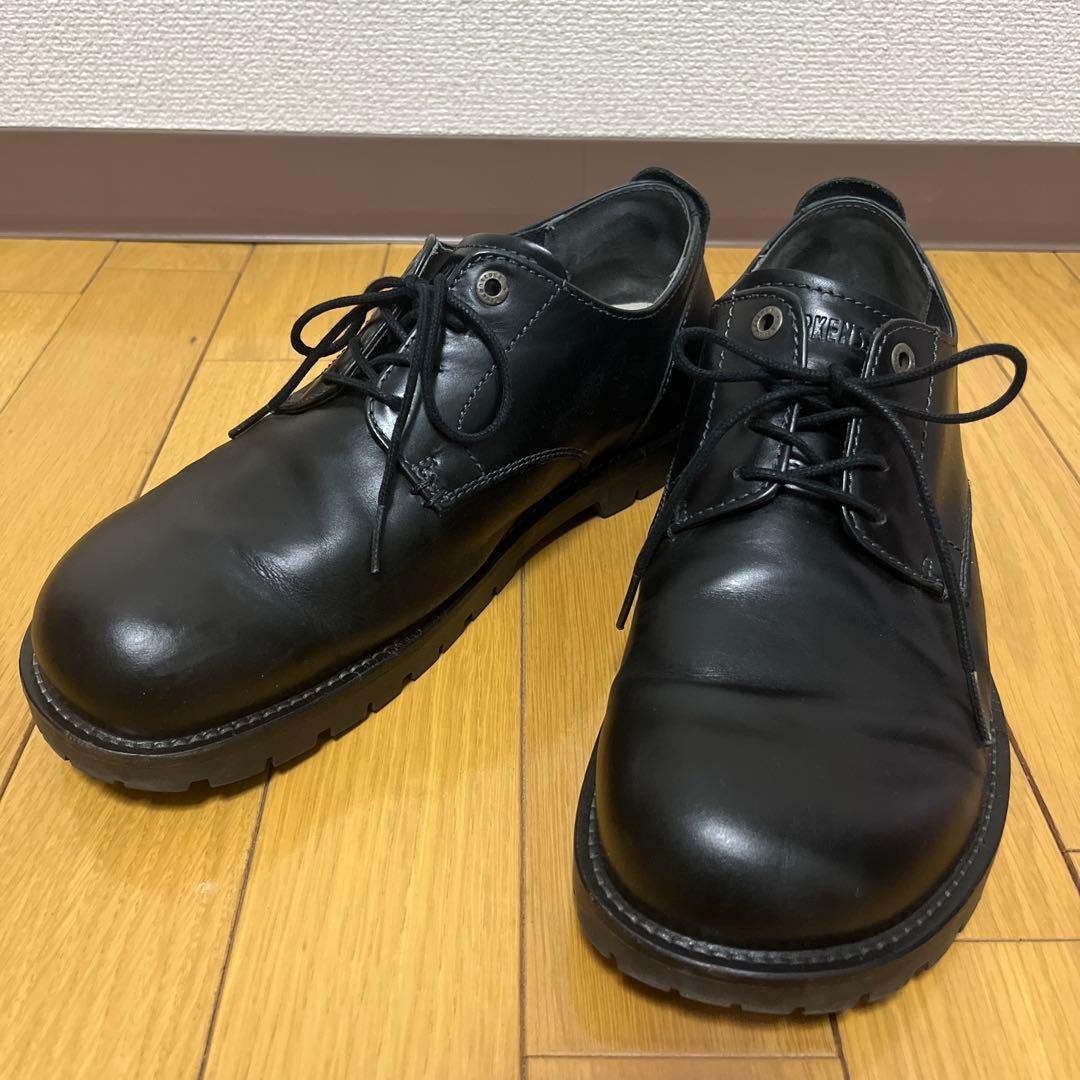 ドイツ製 ビルケンシュトック ギルフォード 黒43 ポストマンシューズ ダービー