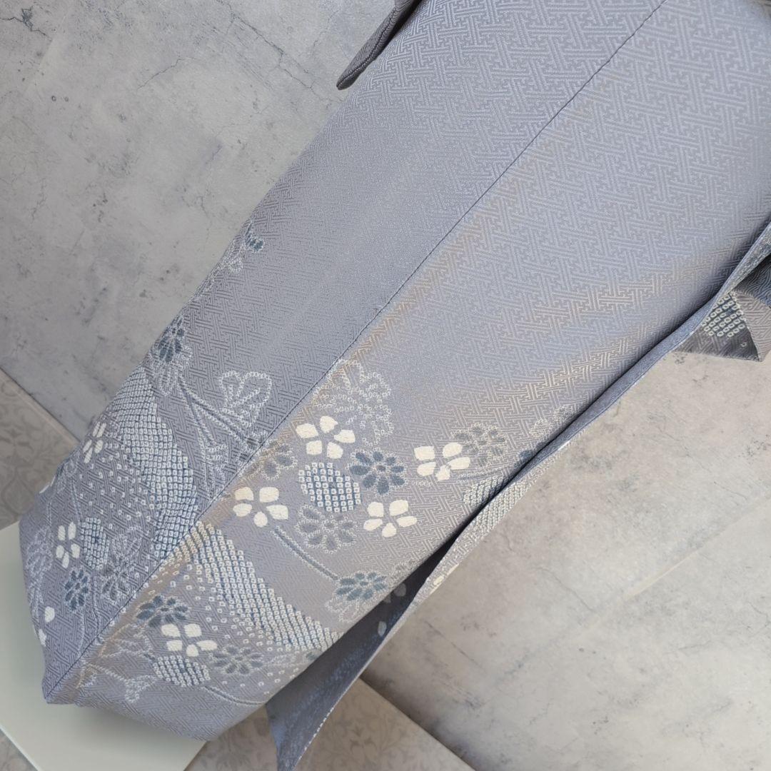 訪問着　フルセット　着物　正絹　絞り　トールサイズ　薄紫　花　C1