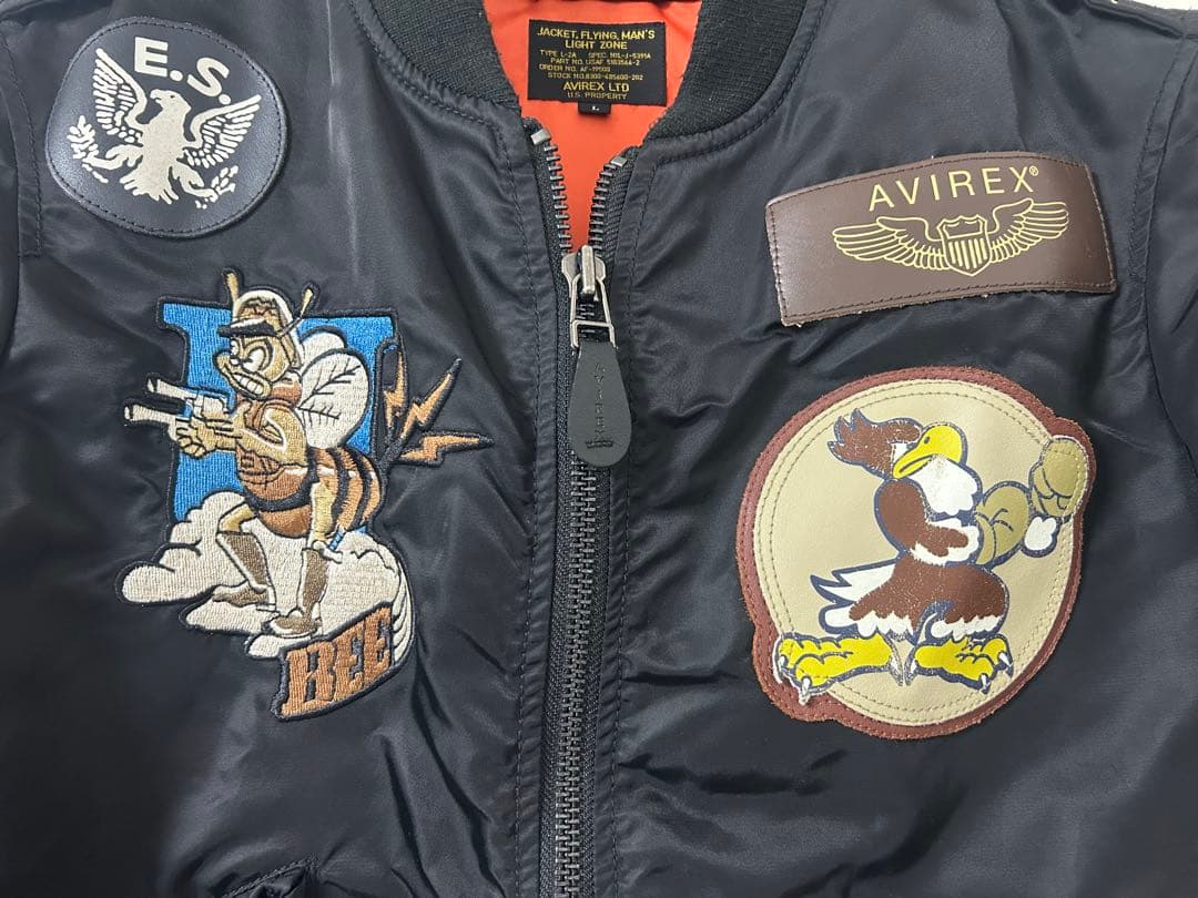 AVIREX アヴィレックス L-2A フライトジャケット Ｌ