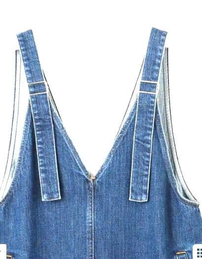 【RED CARD TOKYO 】【23区】 デニムサロペットワンピース