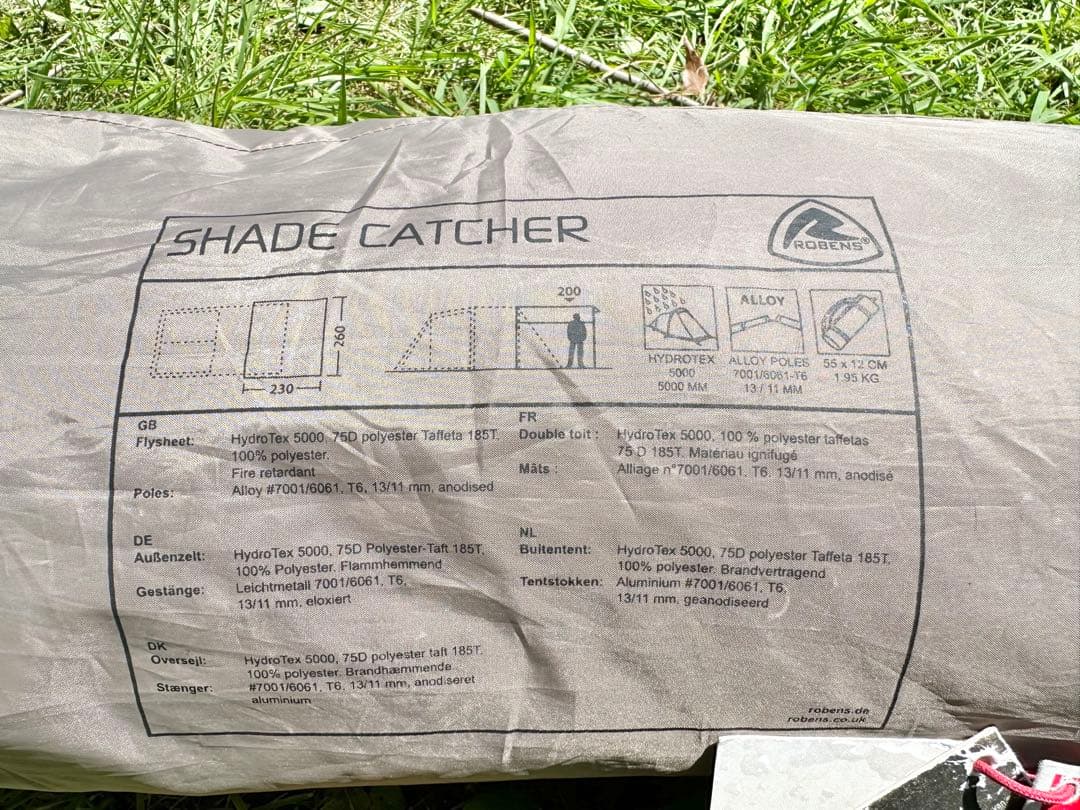 Robens ローベンス Shade Catcher Tent シェード タープ