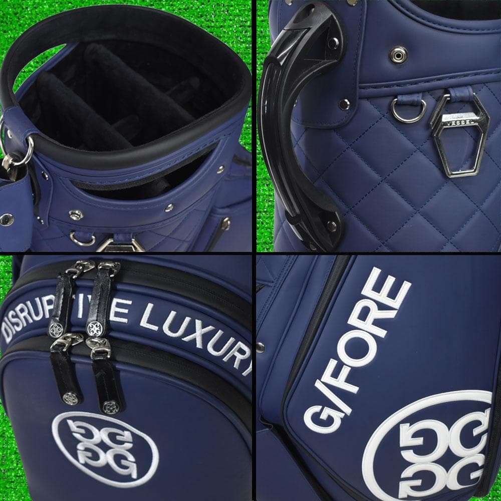 Ｇ/ＦＯＲＥ ジーフォア 3点式ショルダー キャディバッグ 訳あり品！