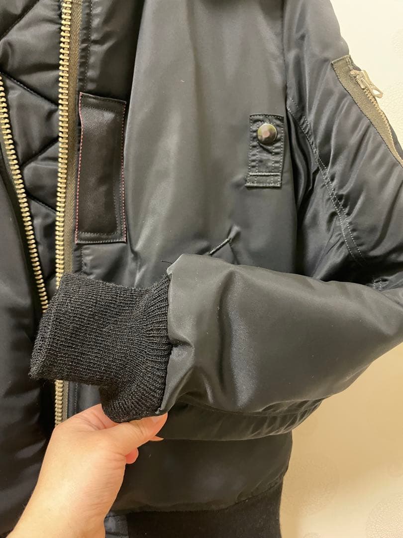 MARKA BLACK LABEL MA-1フライトジャケット　ブラック