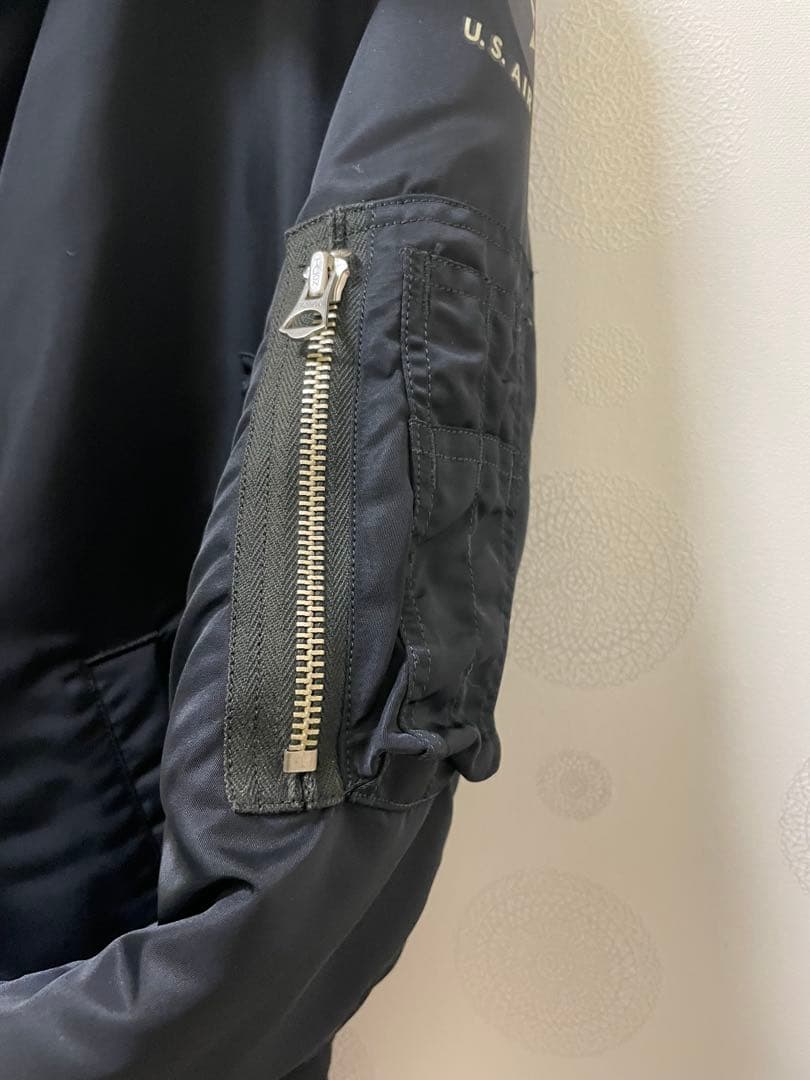 MARKA BLACK LABEL MA-1フライトジャケット　ブラック