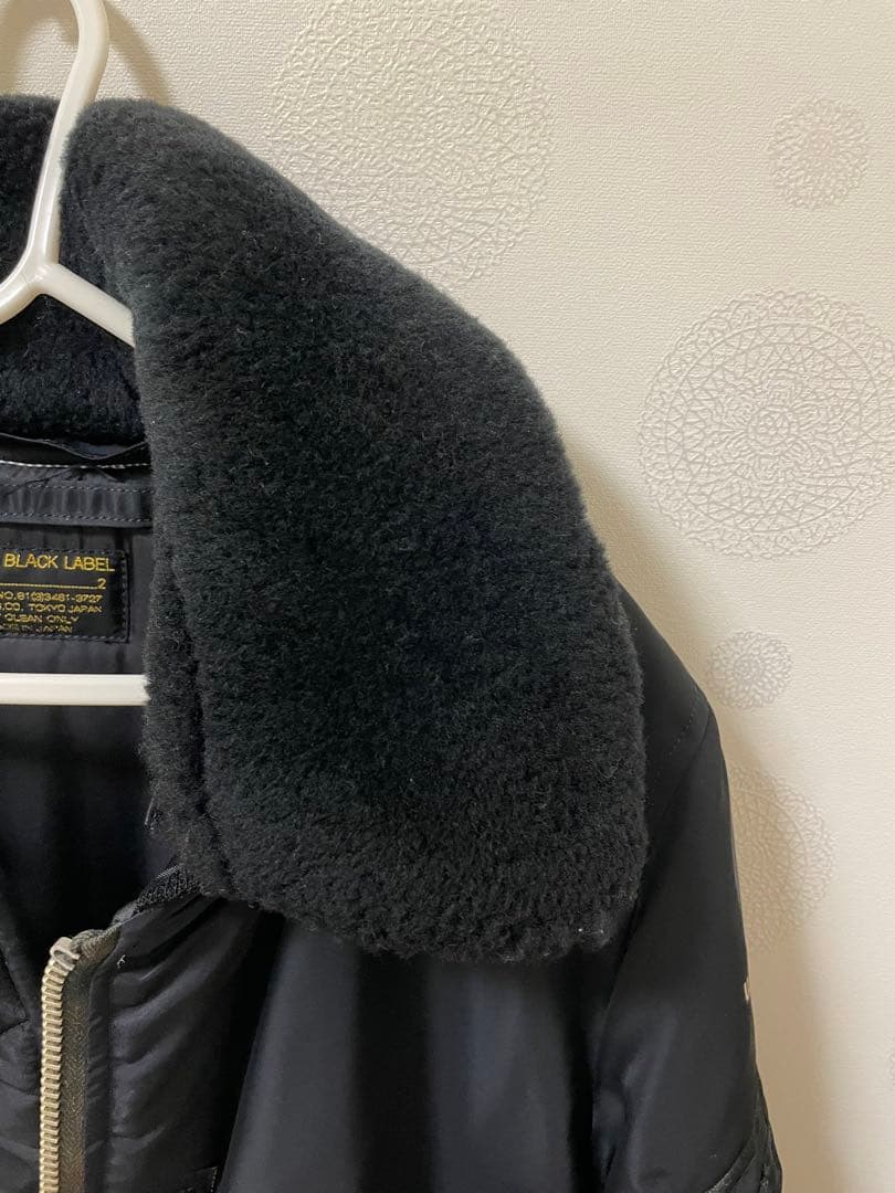 MARKA BLACK LABEL MA-1フライトジャケット　ブラック