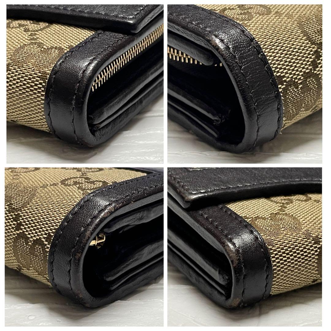 GUCCI グッチ GGキャンバス インターロッキング　長財布　❤︎