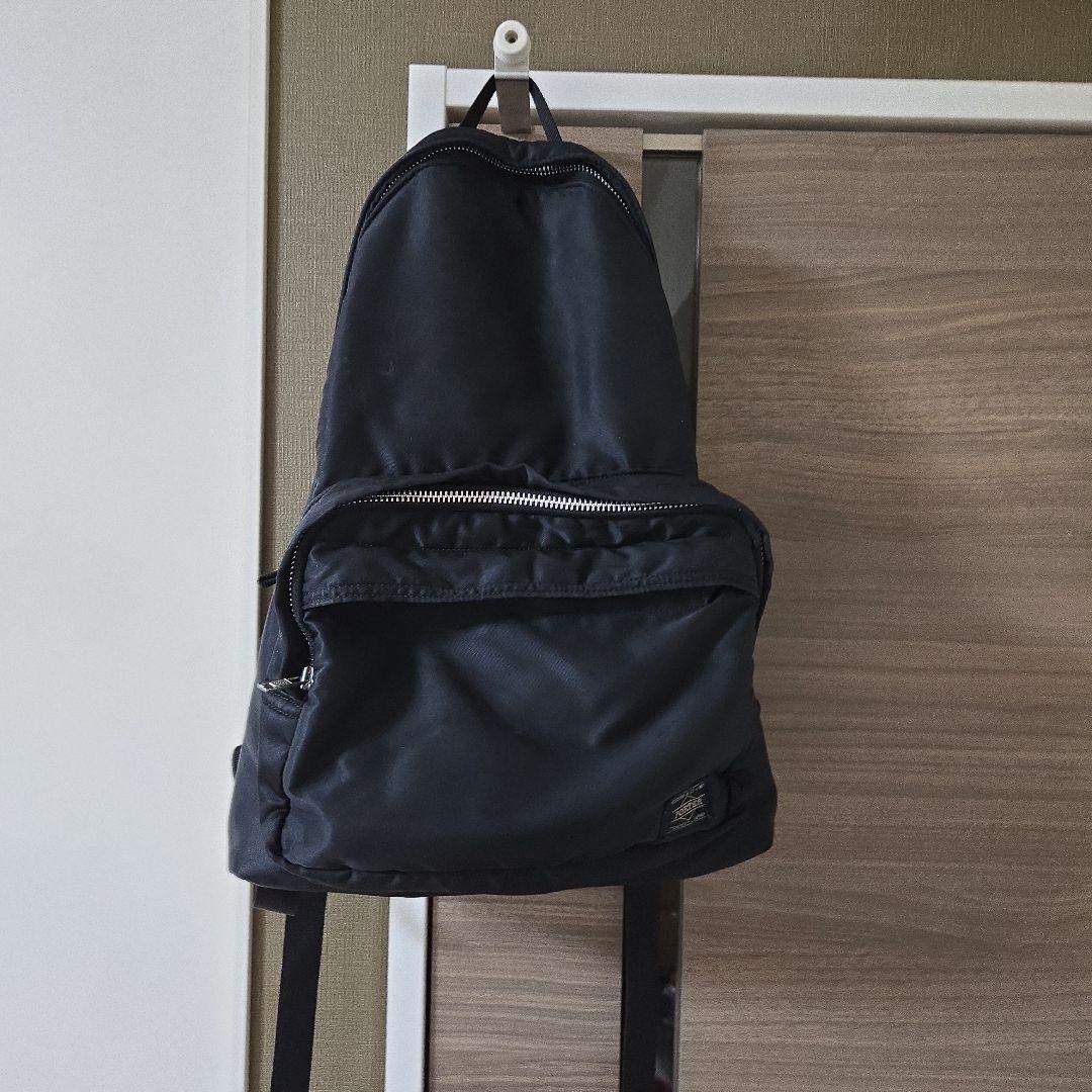 【PORTER】　タンカー黒 ナイロン バックパック