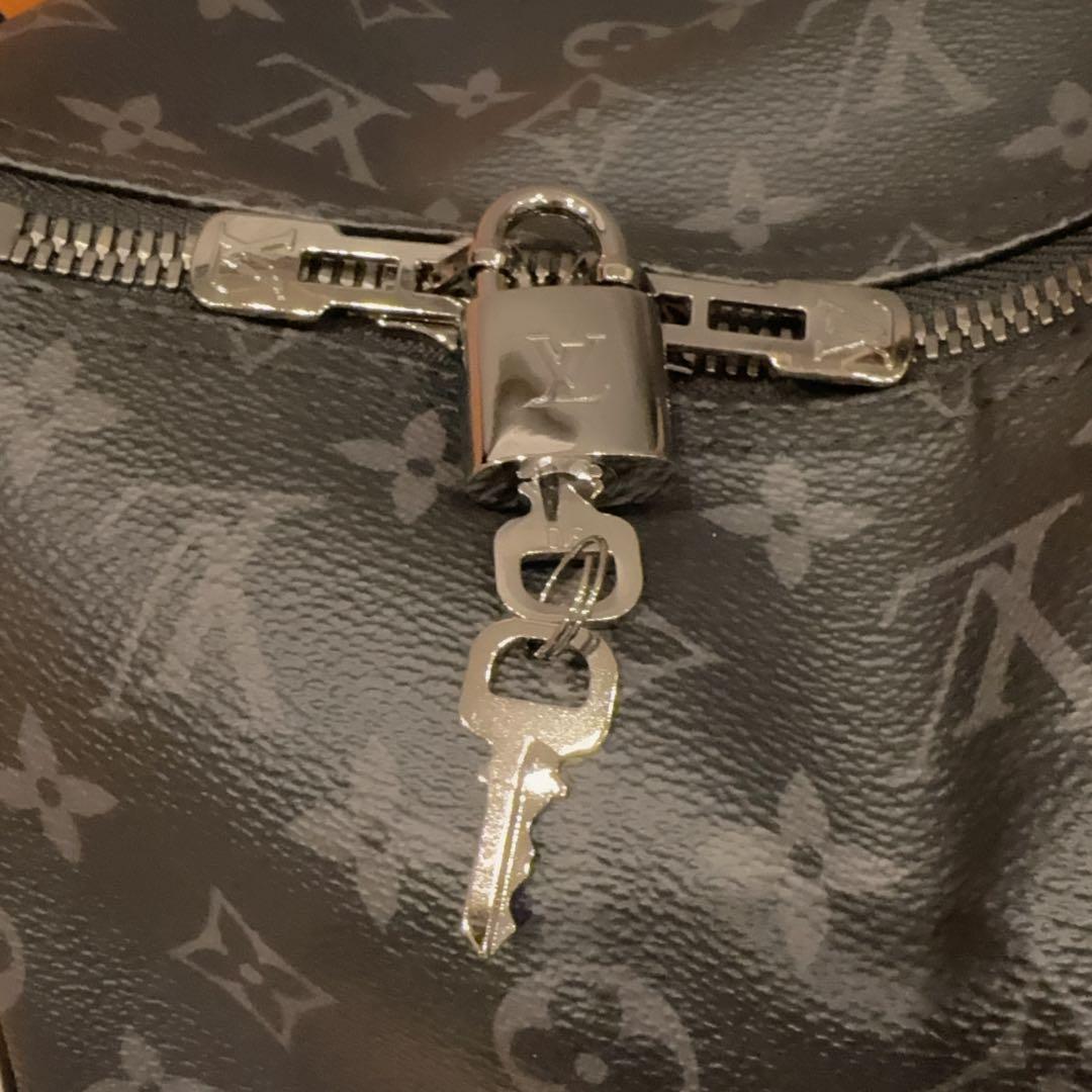 極美品 正規 ルイヴィトン モノグラム エクリプス キーポル バンドリエール55