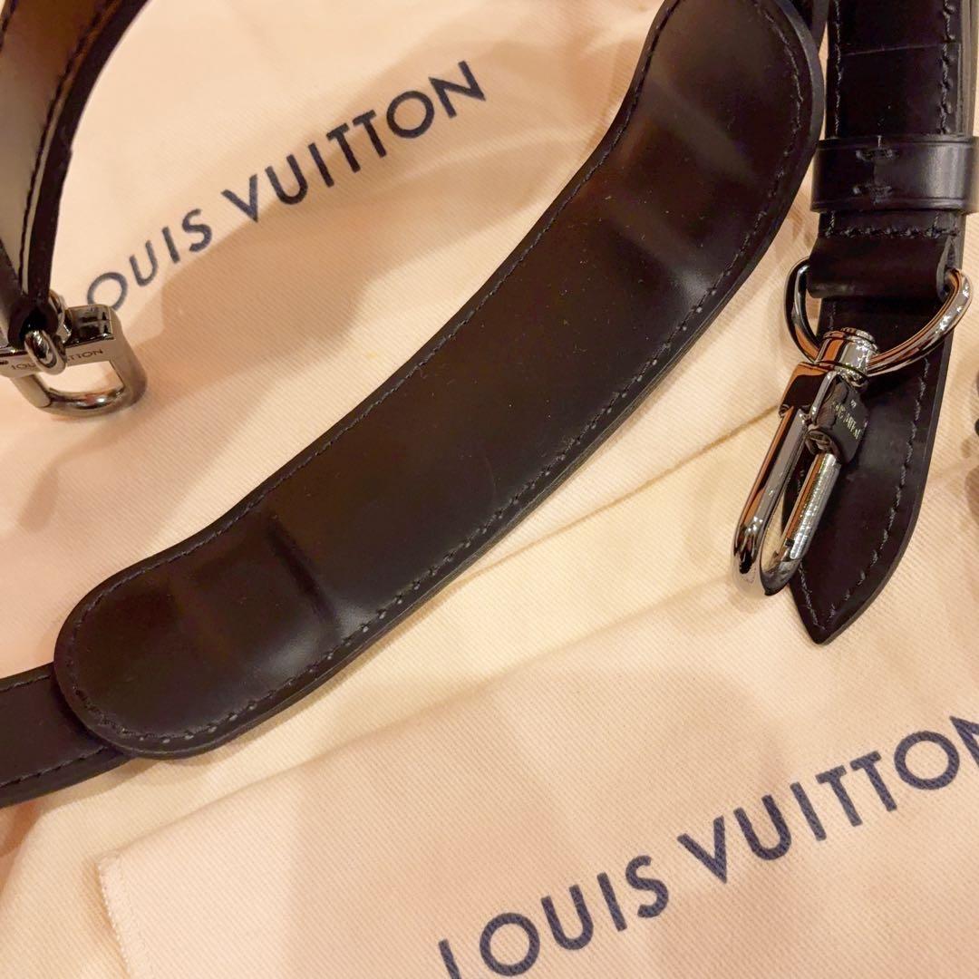 極美品 正規 ルイヴィトン モノグラム エクリプス キーポル バンドリエール55