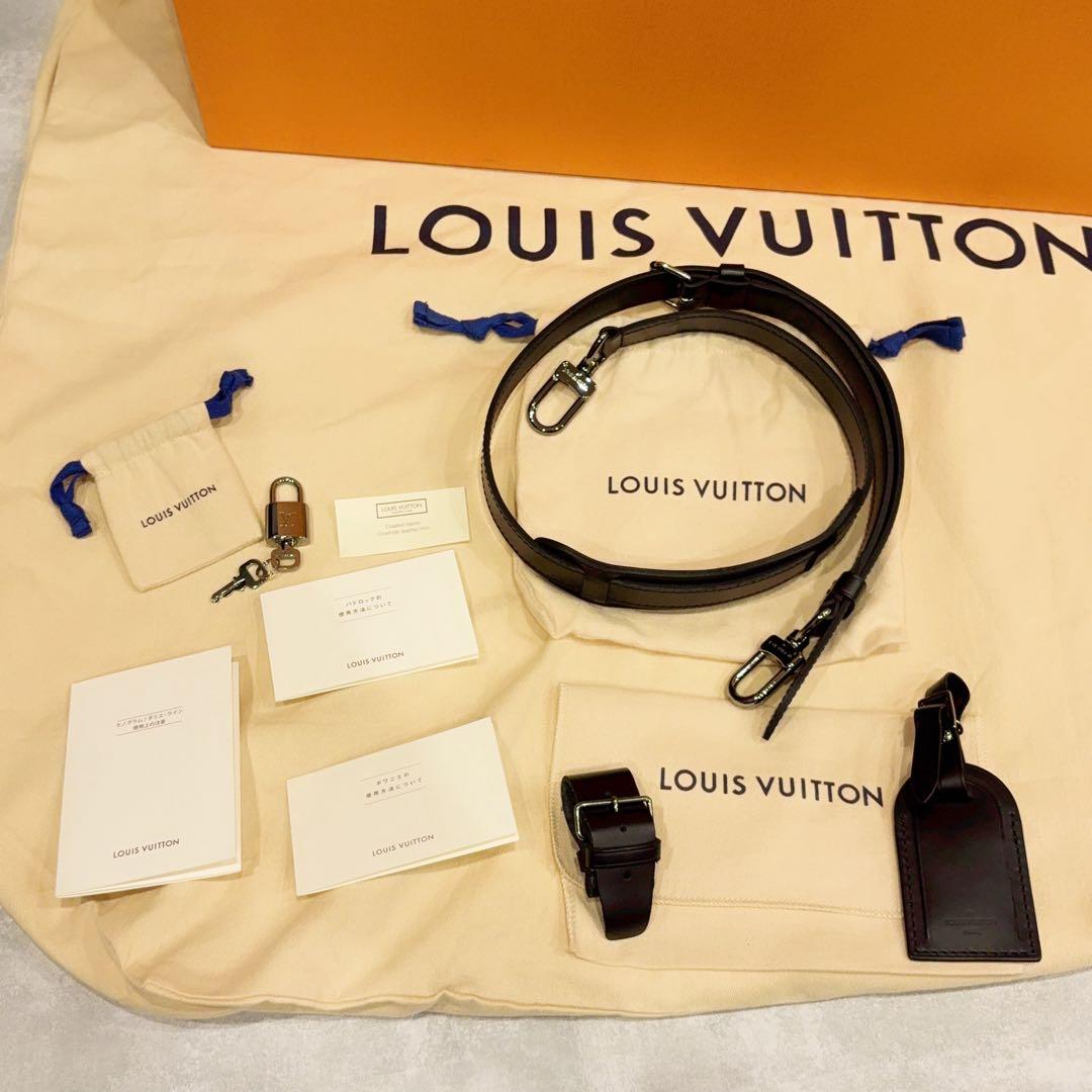 極美品 正規 ルイヴィトン モノグラム エクリプス キーポル バンドリエール55