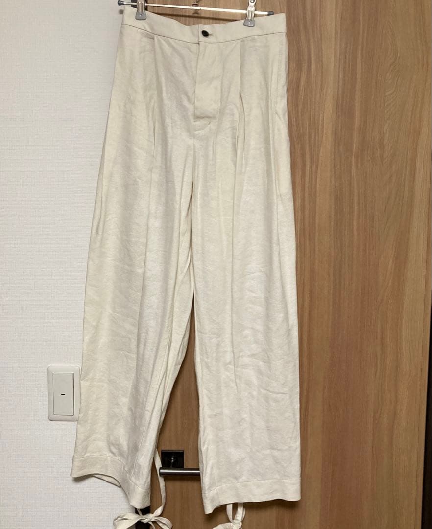 ザラストフラワーオブジアフタヌーン 月暈の TUCKED PANTS