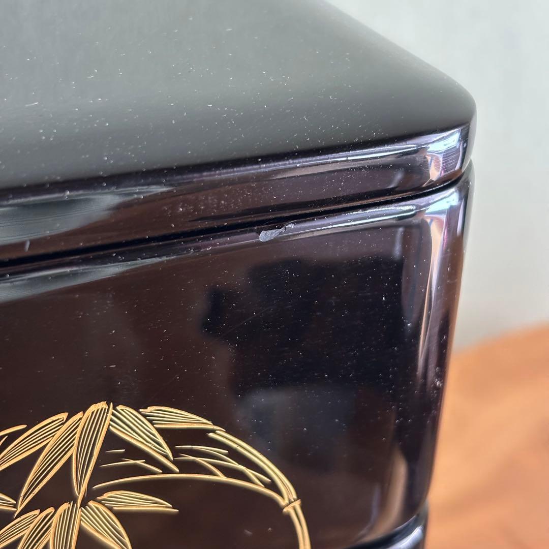 越前塗 御重箱 越前漆器 三段重