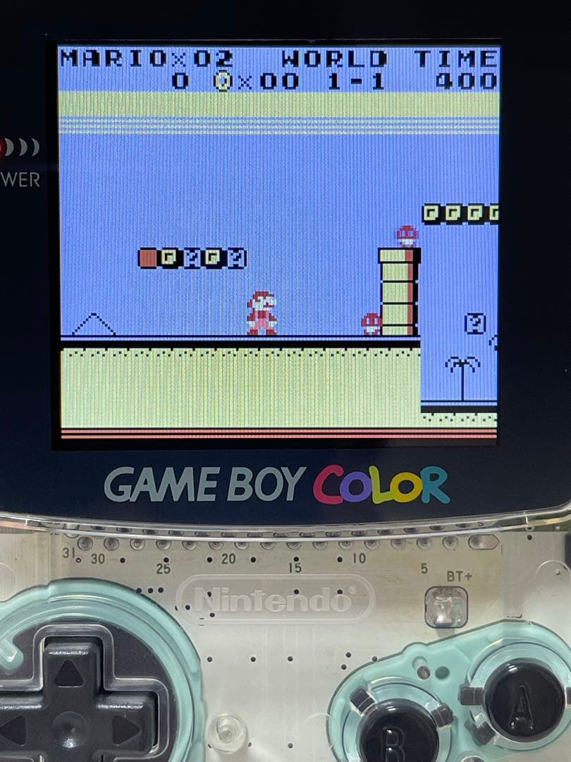 ゲームボーイカラー　バックライト　IPS 大画面　新品シェル