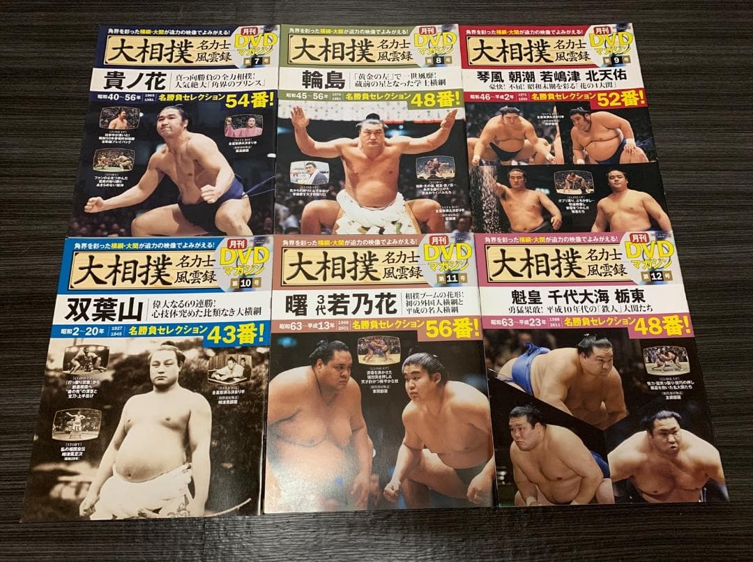 大相撲 名力士風雲録　DVD 全３０巻