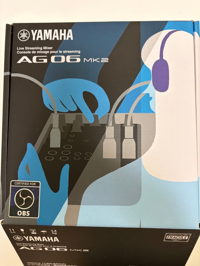 YAMAHA AG06MK2 ストリーミングミキサー