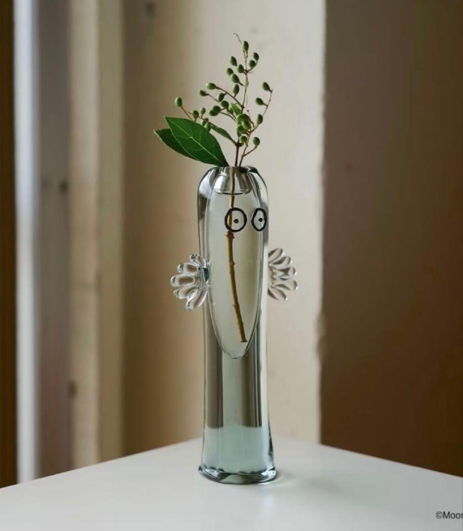 MOOMIN xSghr コラボ　ニョロニョロの一輪挿し　ムーミン×スガハラ