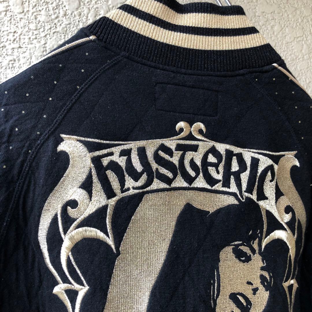 刺繍 HYSTERIC GLAMOUR ヒステリックグラマー スウェットブルゾン