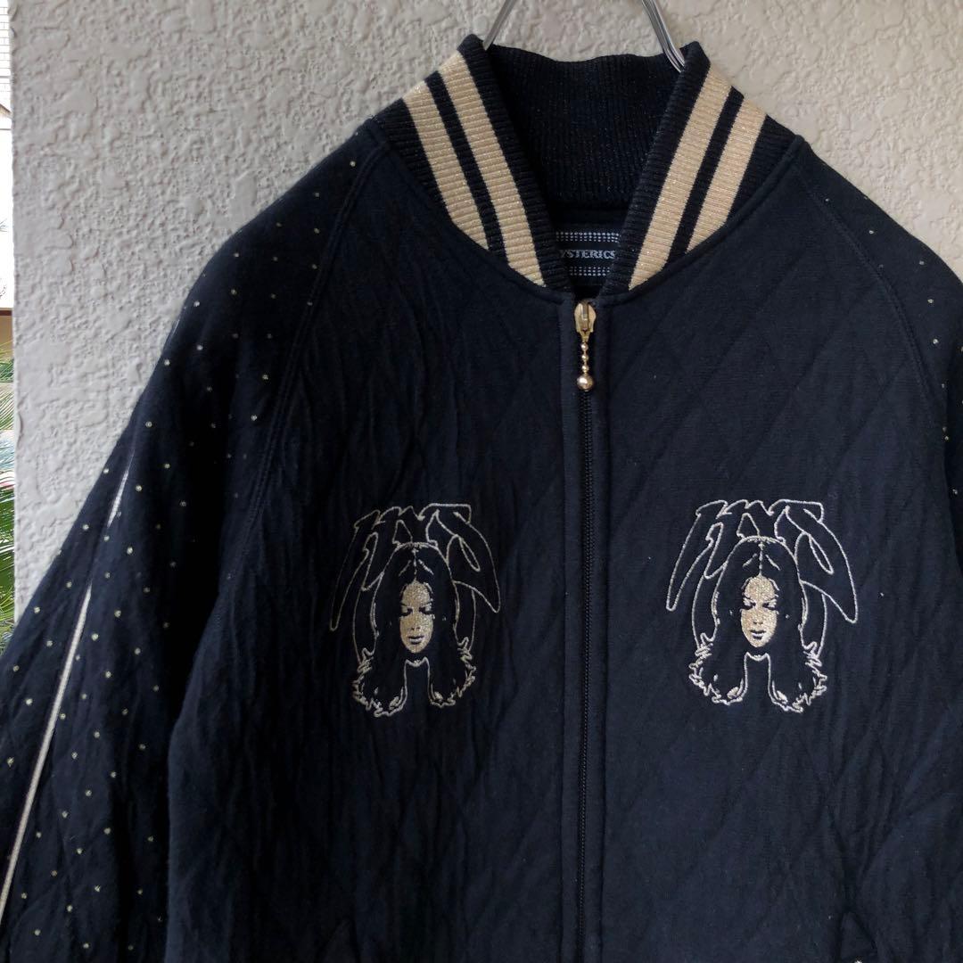刺繍 HYSTERIC GLAMOUR ヒステリックグラマー スウェットブルゾン