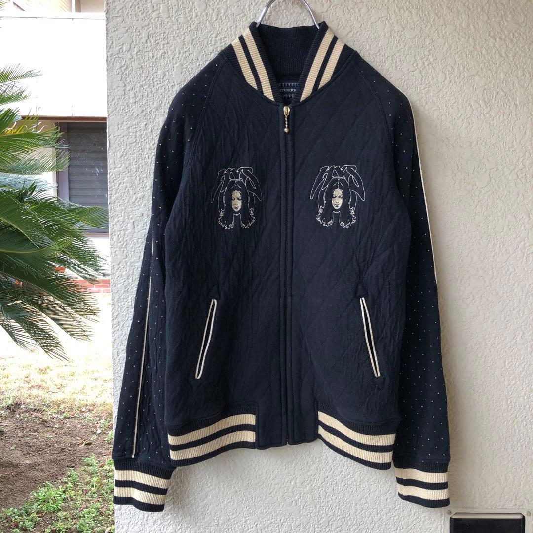 刺繍 HYSTERIC GLAMOUR ヒステリックグラマー スウェットブルゾン