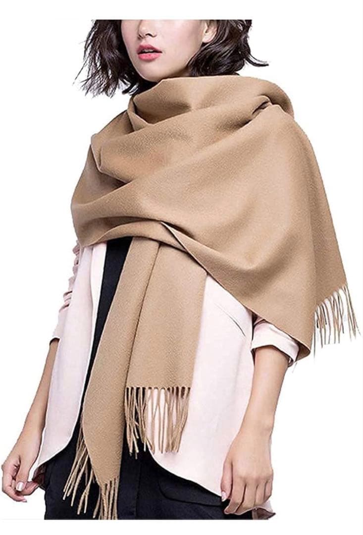 内モンゴル産 ストール カシミヤ100％ 200*70cm 大判サイズ光沢輝き