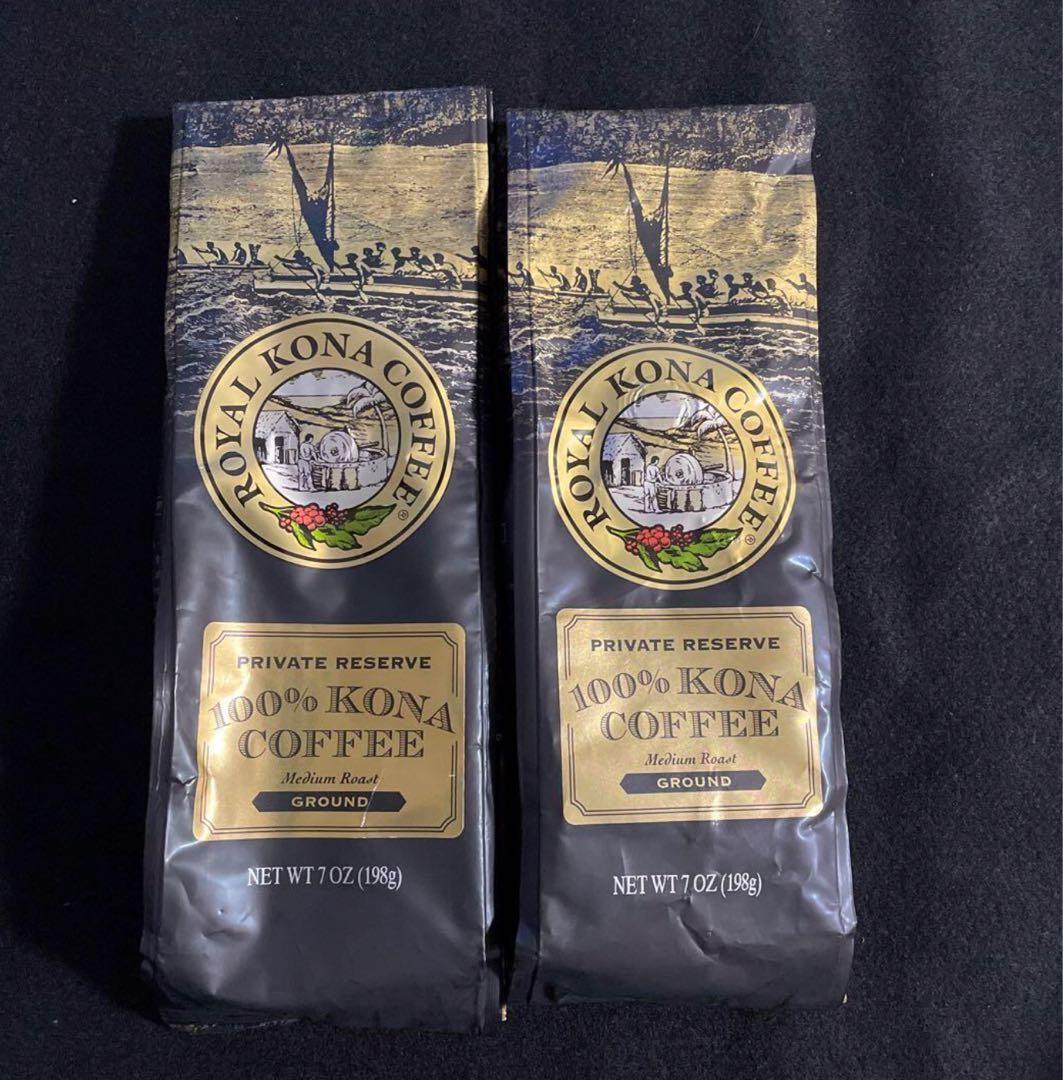  KONA コナコーヒー100% 豆タイプ2袋 粉2袋