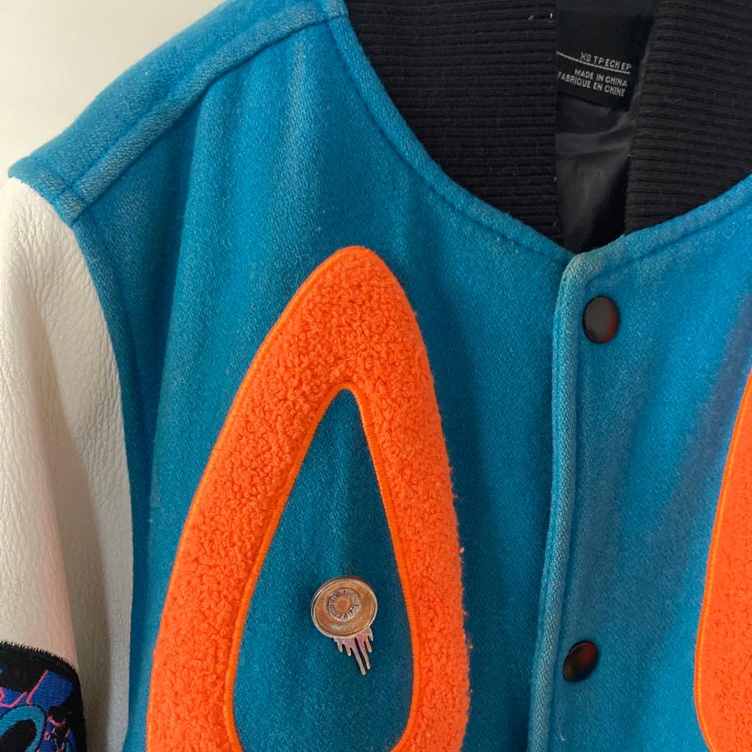 酸*素様 ナイキ カセットプレイヤCassettePlaya スタジャン ブルゾ