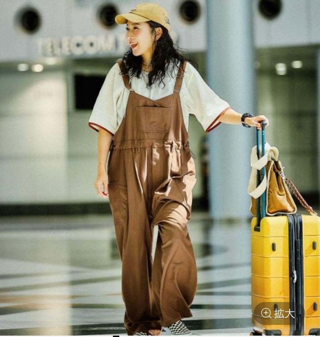 新品 ニコアンド★ラクテロサロペット