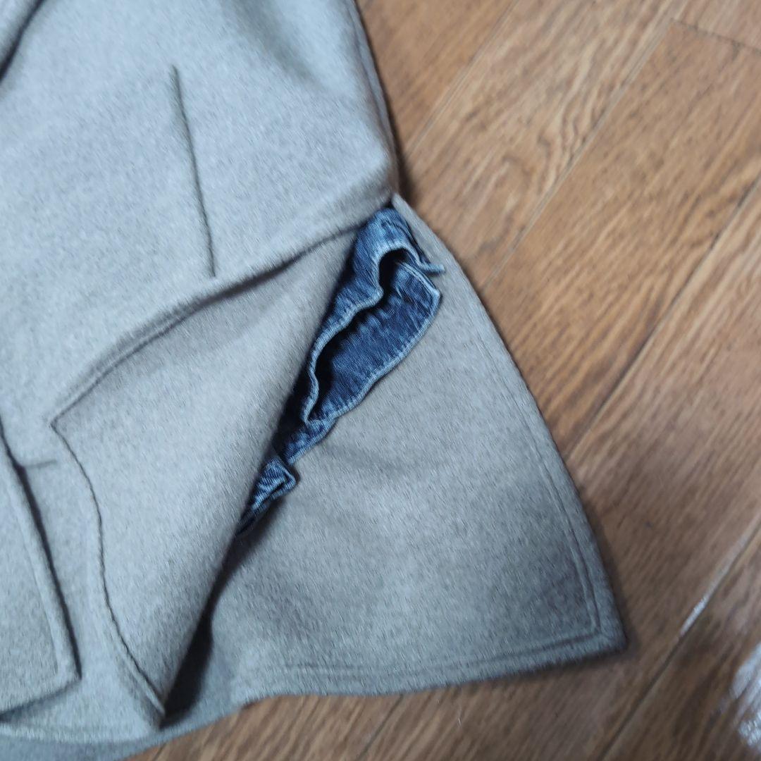 ビ*ー様 evam eva エヴァムエヴァ　 プレスウール ローブ コート