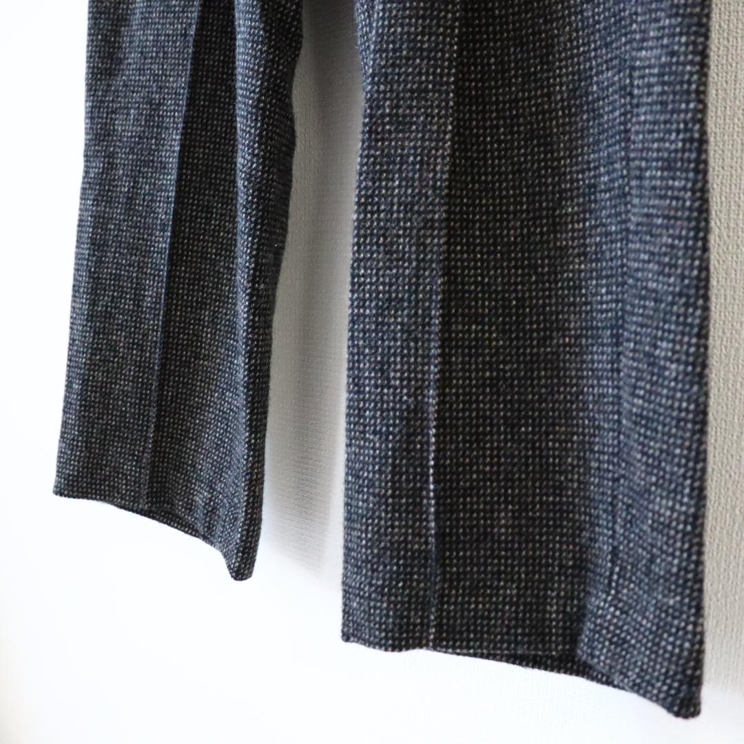 AURALEE オーラリー ウールヘアライン ライトツイードカーゴパンツ 0