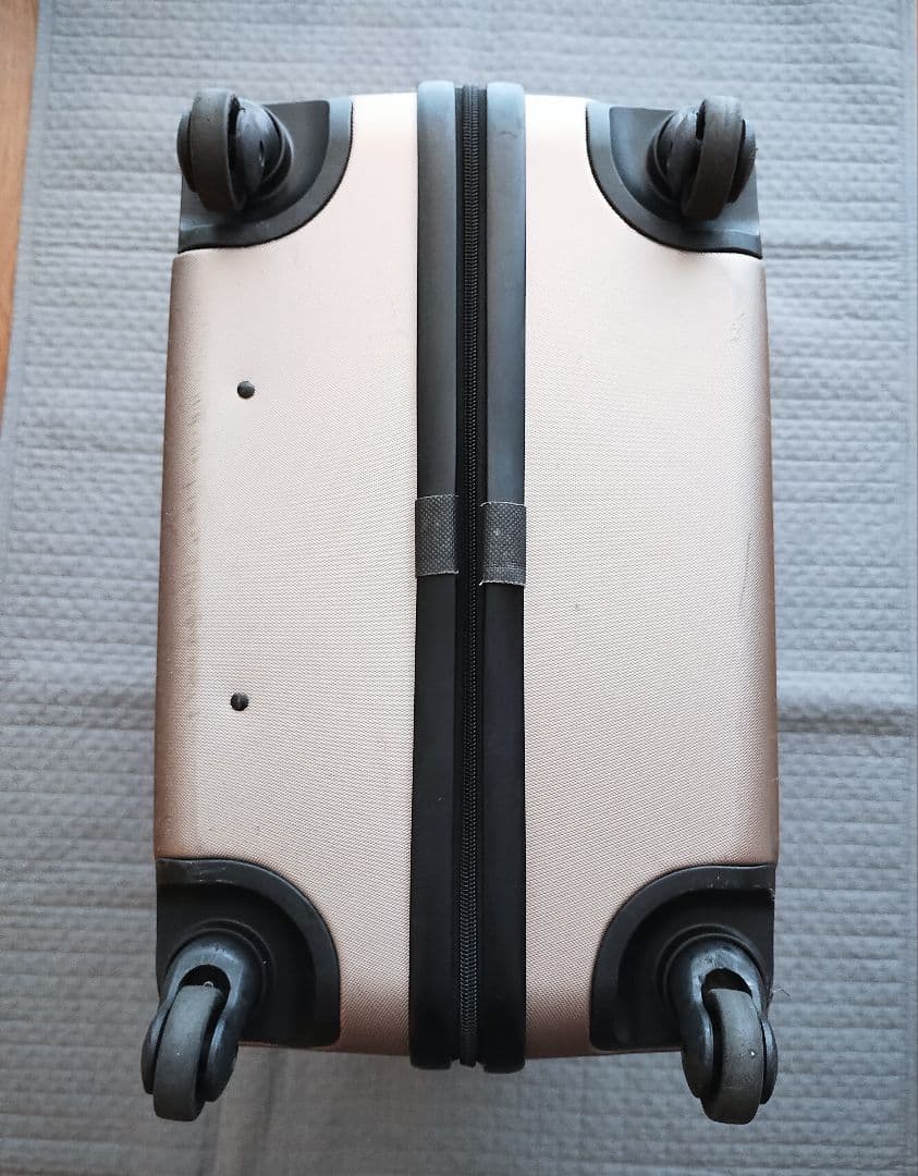 無印良品 MUJI バーを自由に調節できるハードキャリーケース 75L ベージュ