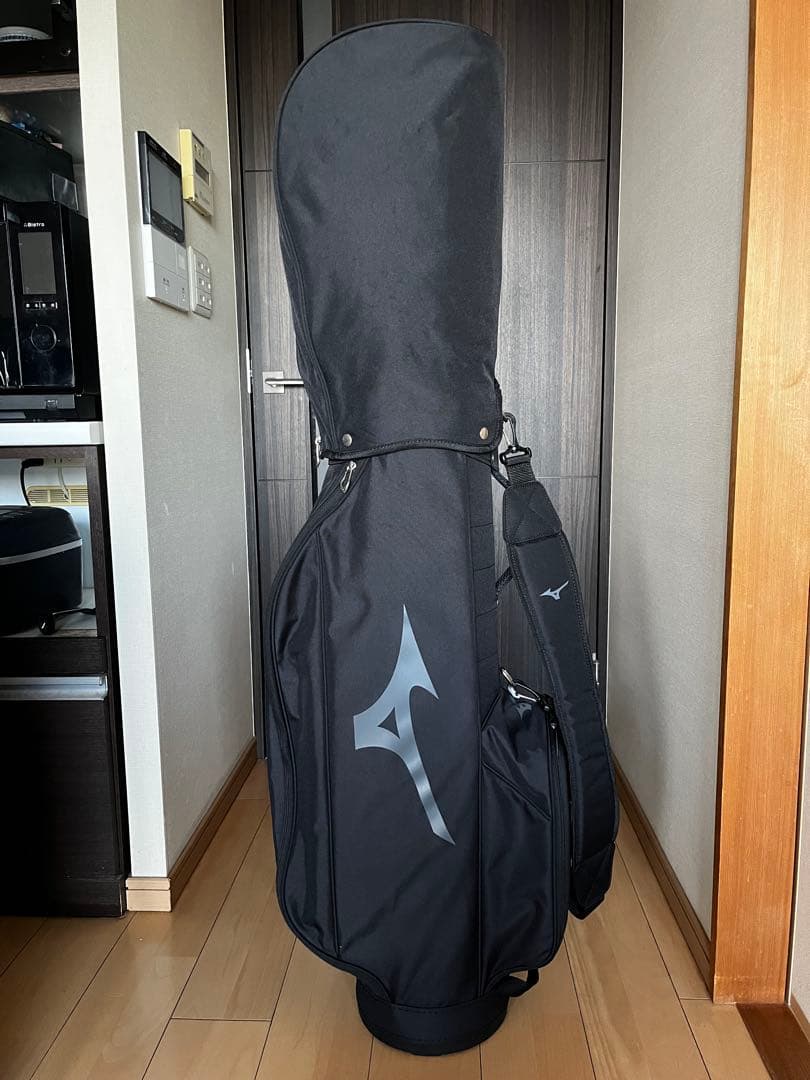 超美品人気ミズノ　MIZUNO カート式キャディバッグ　8.5型　軽量2.1kg