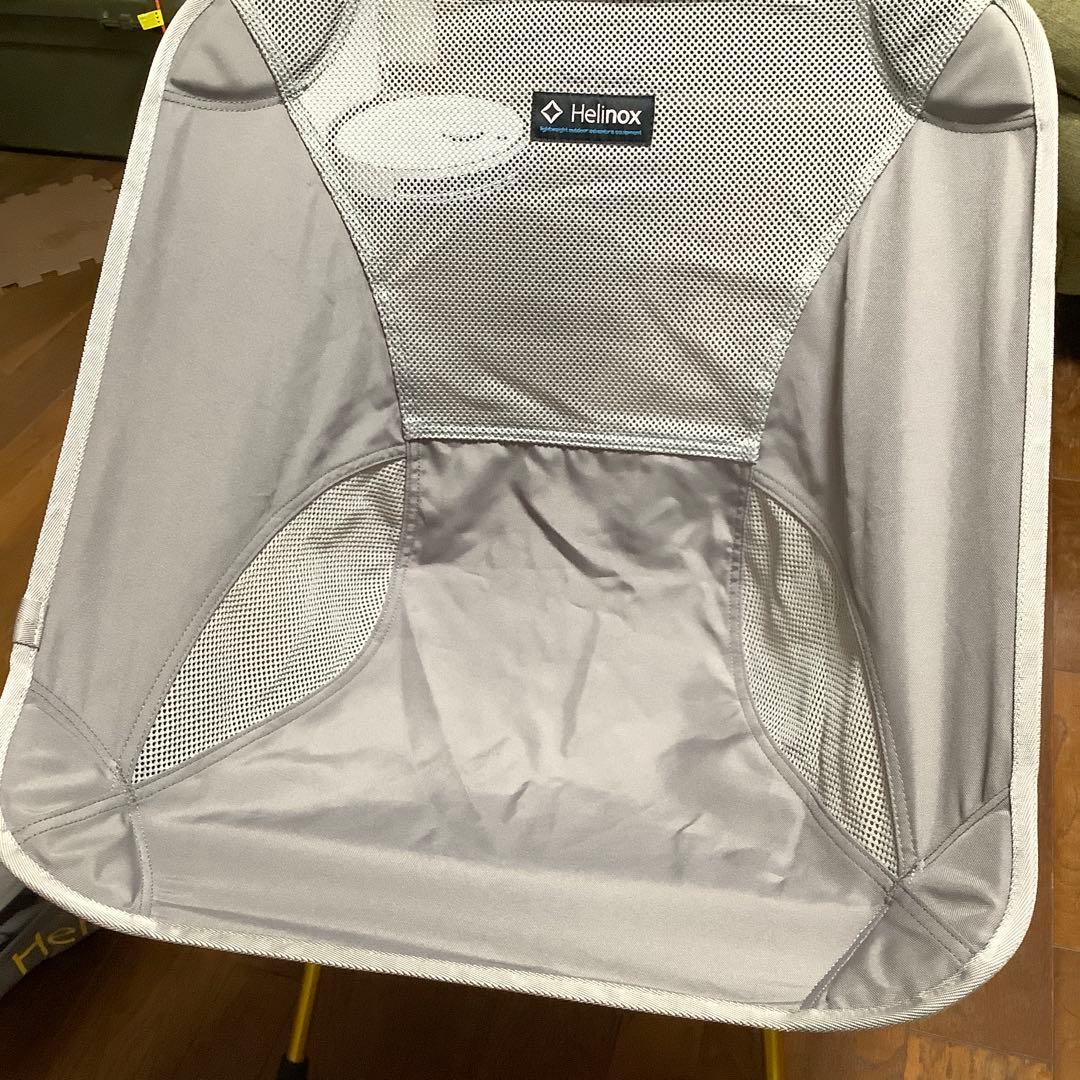 使用少 Helinox チェアワンシリーズ グレー アウトドア チェア