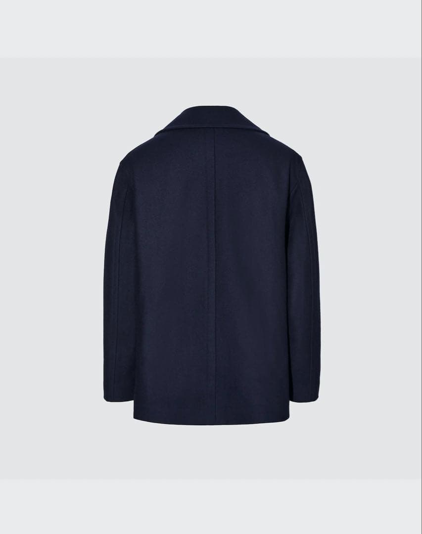 UNIQLO +J ウールブレンド オーバーサイズ ピーコート