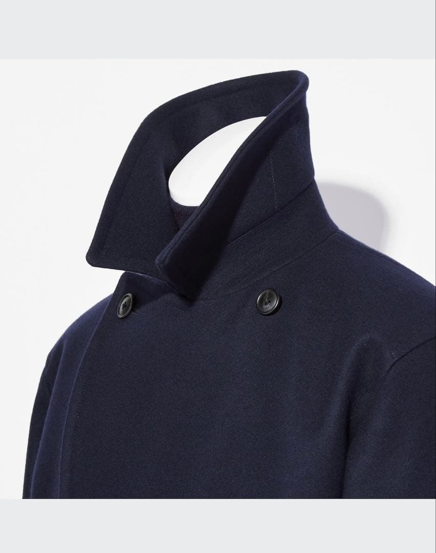 UNIQLO +J ウールブレンド オーバーサイズ ピーコート