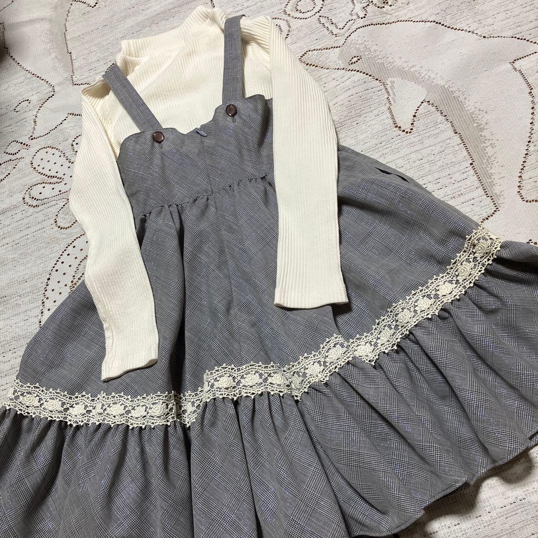 美品♡メゾピアノ♡ワンピースセット♡120