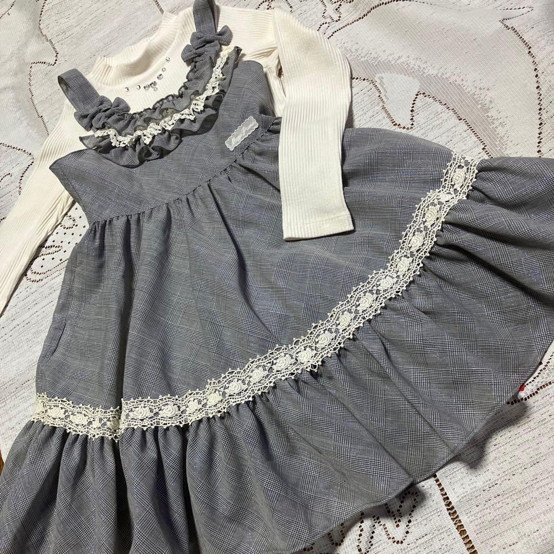 美品♡メゾピアノ♡ワンピースセット♡120