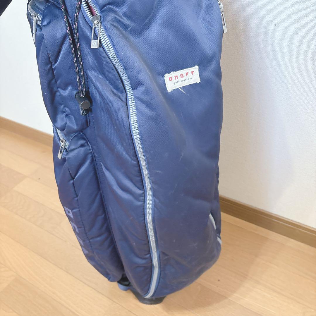 K429 onoff グローブライド ネイビー キャディバック