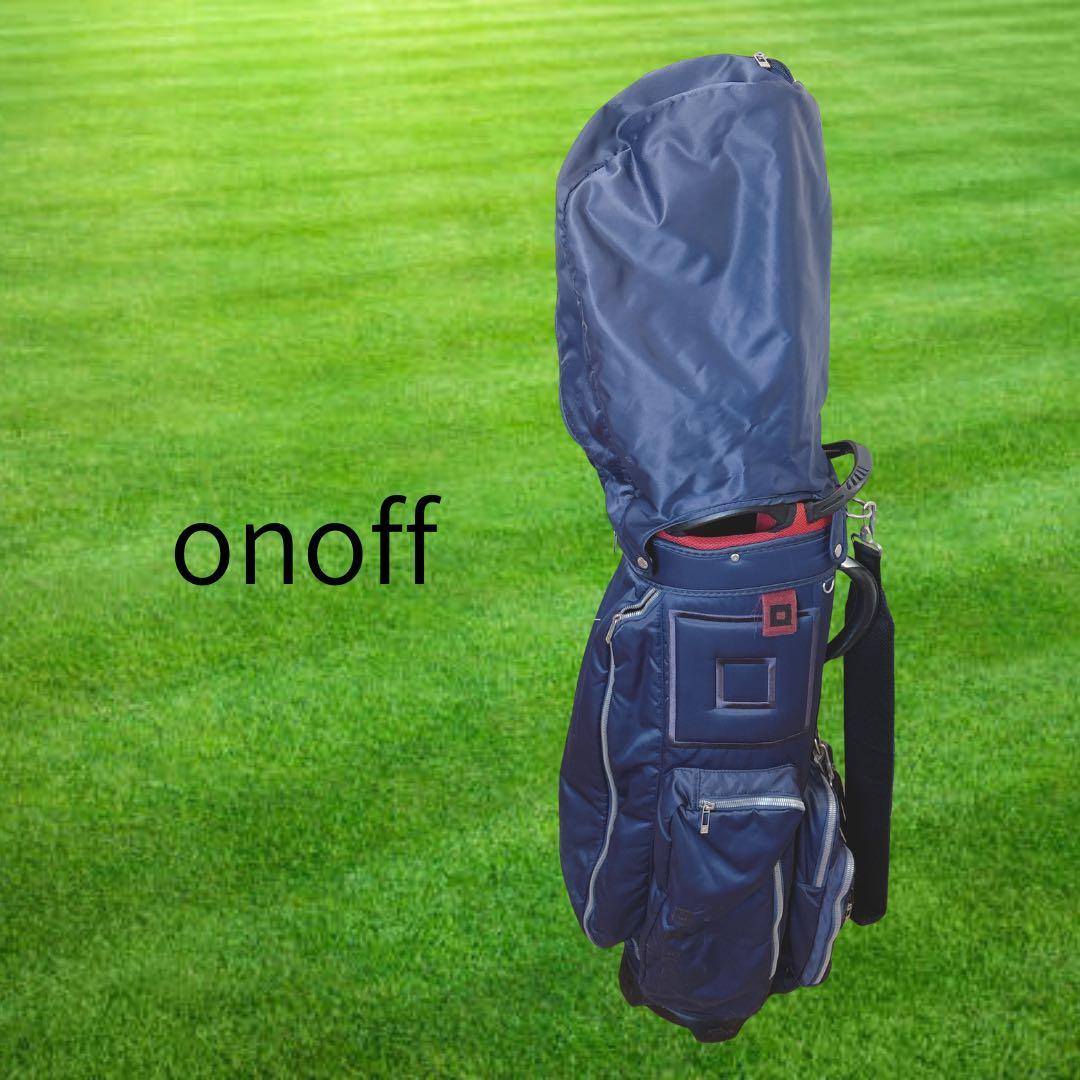 K429 onoff グローブライド ネイビー キャディバック