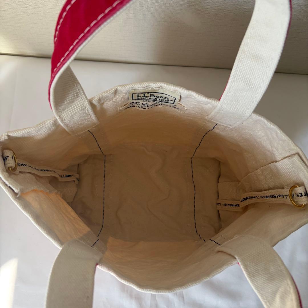 エルエルビーン　レミリーフ　キャンバストートバッグ　Dカン付き　Sサイズ