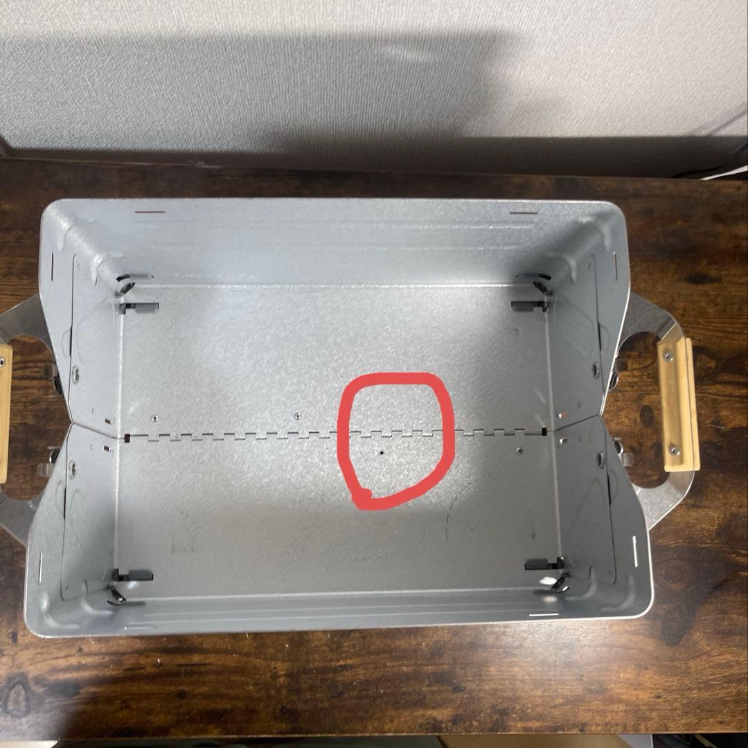 スノーピーク  peak シェルフコンテナ25 底ゴム欠損あり