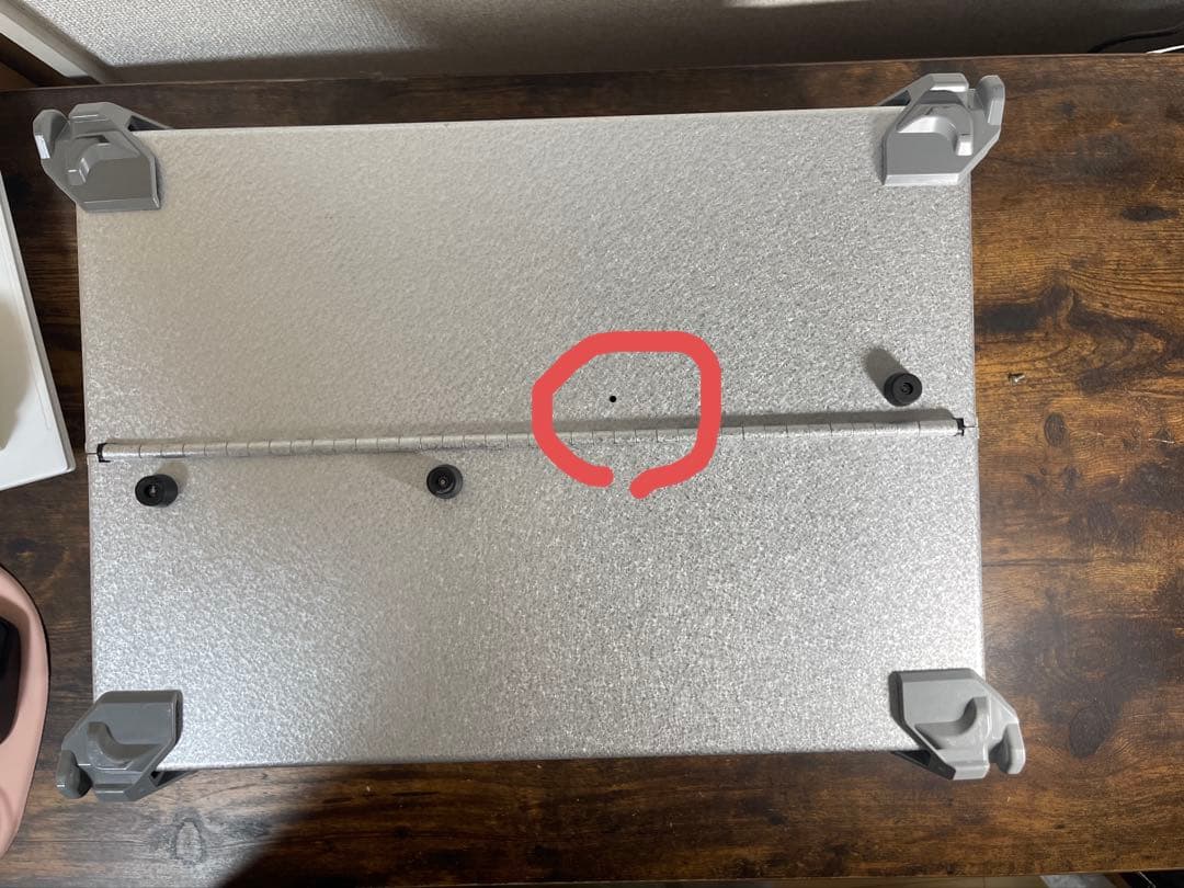 スノーピーク  peak シェルフコンテナ25 底ゴム欠損あり