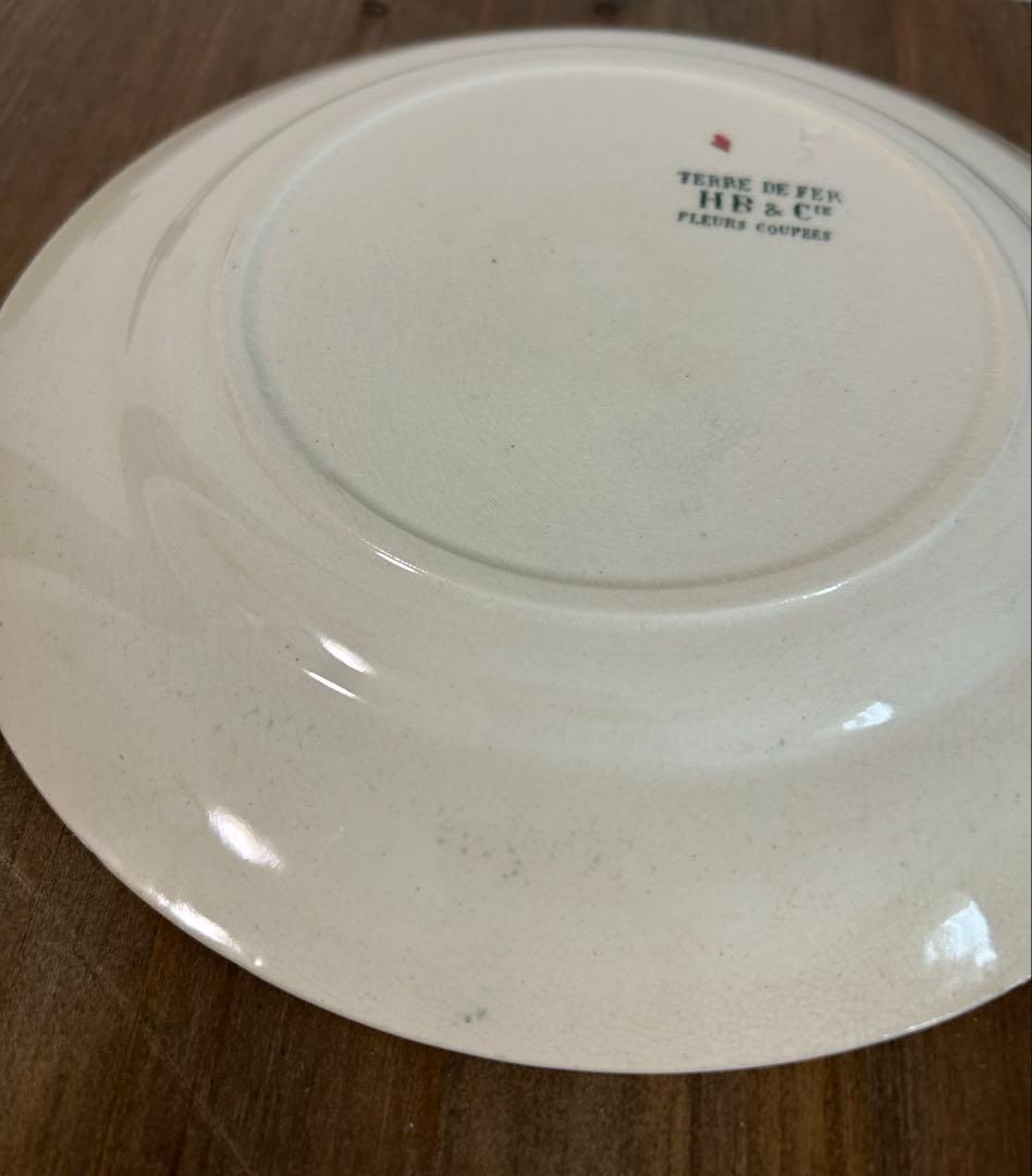 希少 ショワジールロワ 切り花 フランスアンティーク 平皿