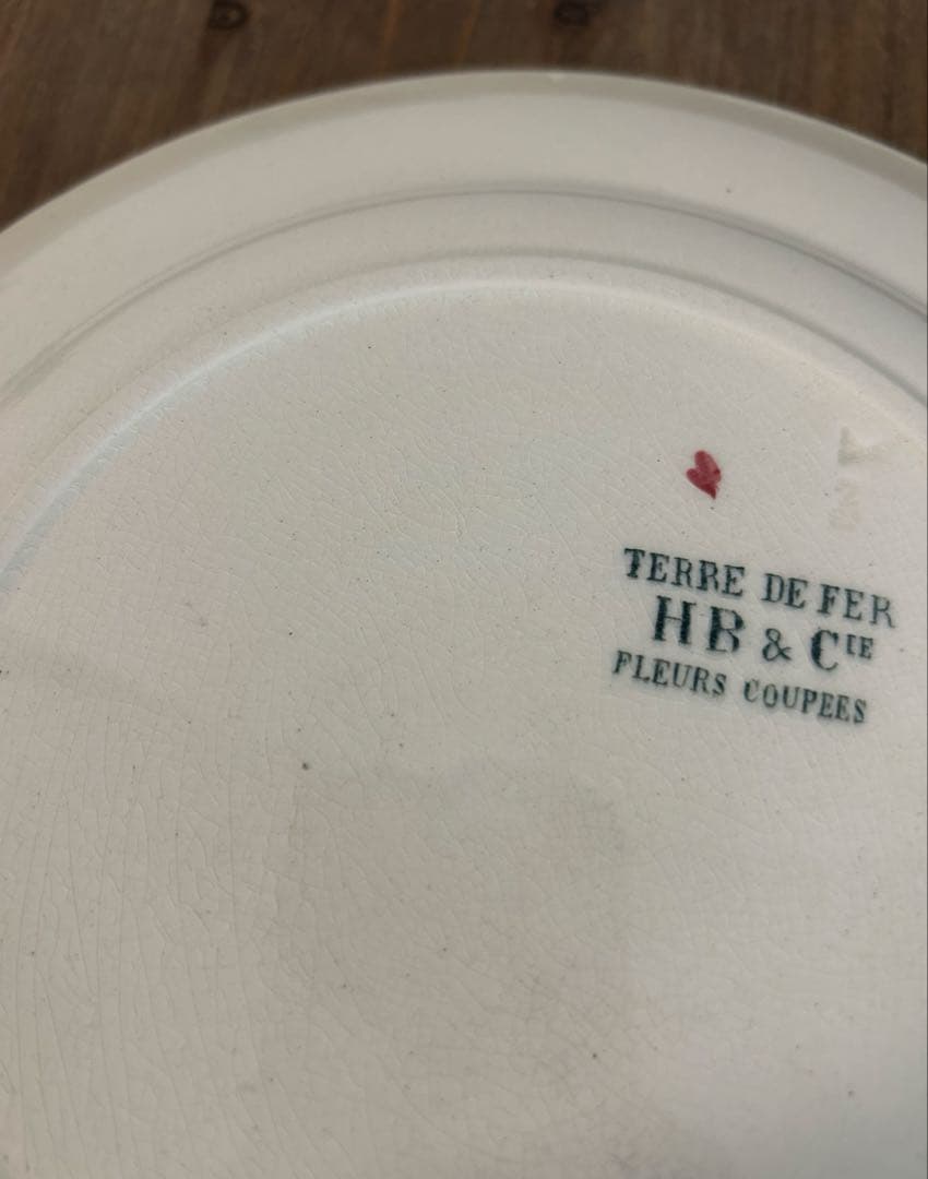 希少 ショワジールロワ 切り花 フランスアンティーク 平皿